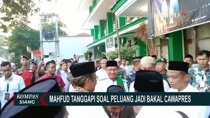 Mahfud MD Respons soal Peluangnya Jadi Bakal Cawapres!