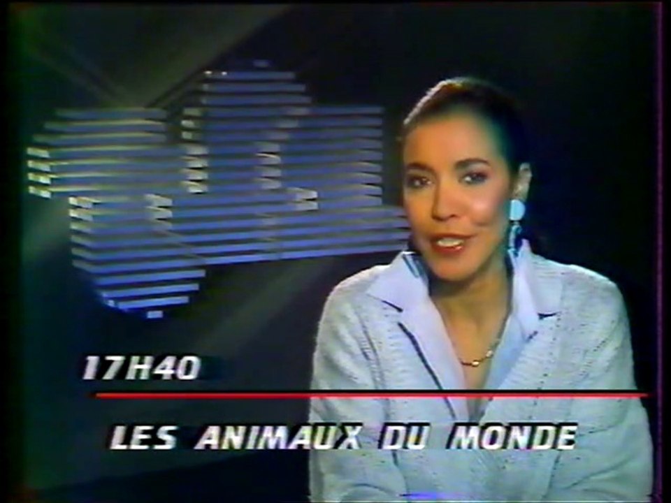 TF1 - 24 Novembre 1985 - Jingle pub, bande annonce, speakerine (Nadia Samir), générique "Starsky & Hutch"