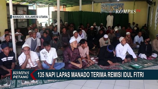 135 Narapidana Lapas Klas IIA Manado Terima Remisi Idulfitri