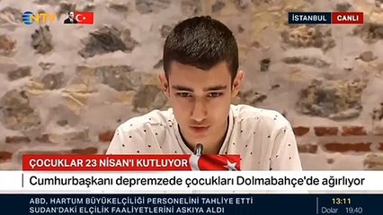 23 Nisan etkinliğine damga vuran sözler: ''TFF başkanını değiştirirdim''