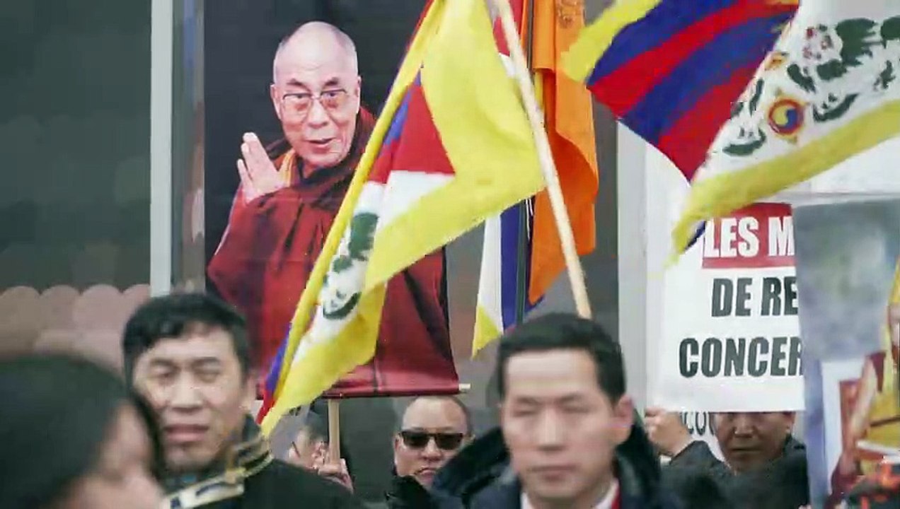 Pro-Dalai-Lama-Demonstration in Paris