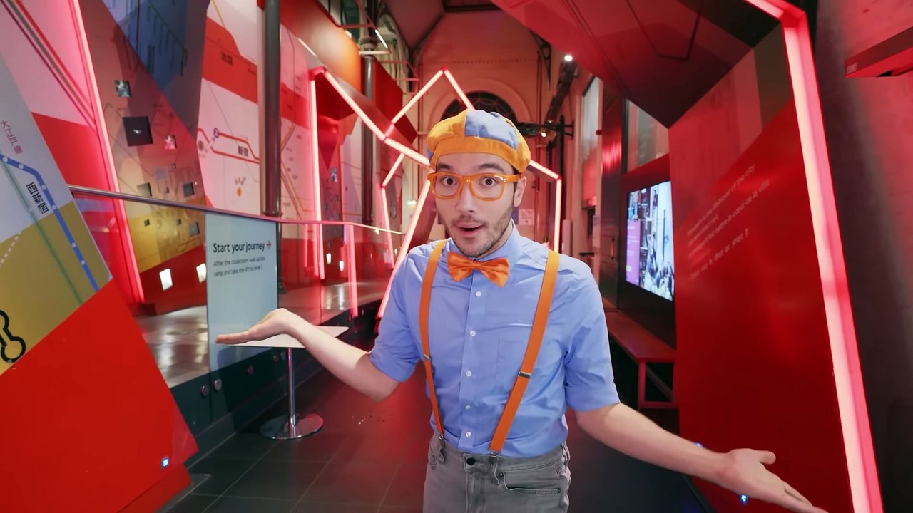 Museo del Transporte de Londres | Aprende con Blippi | Videos educativos para niños