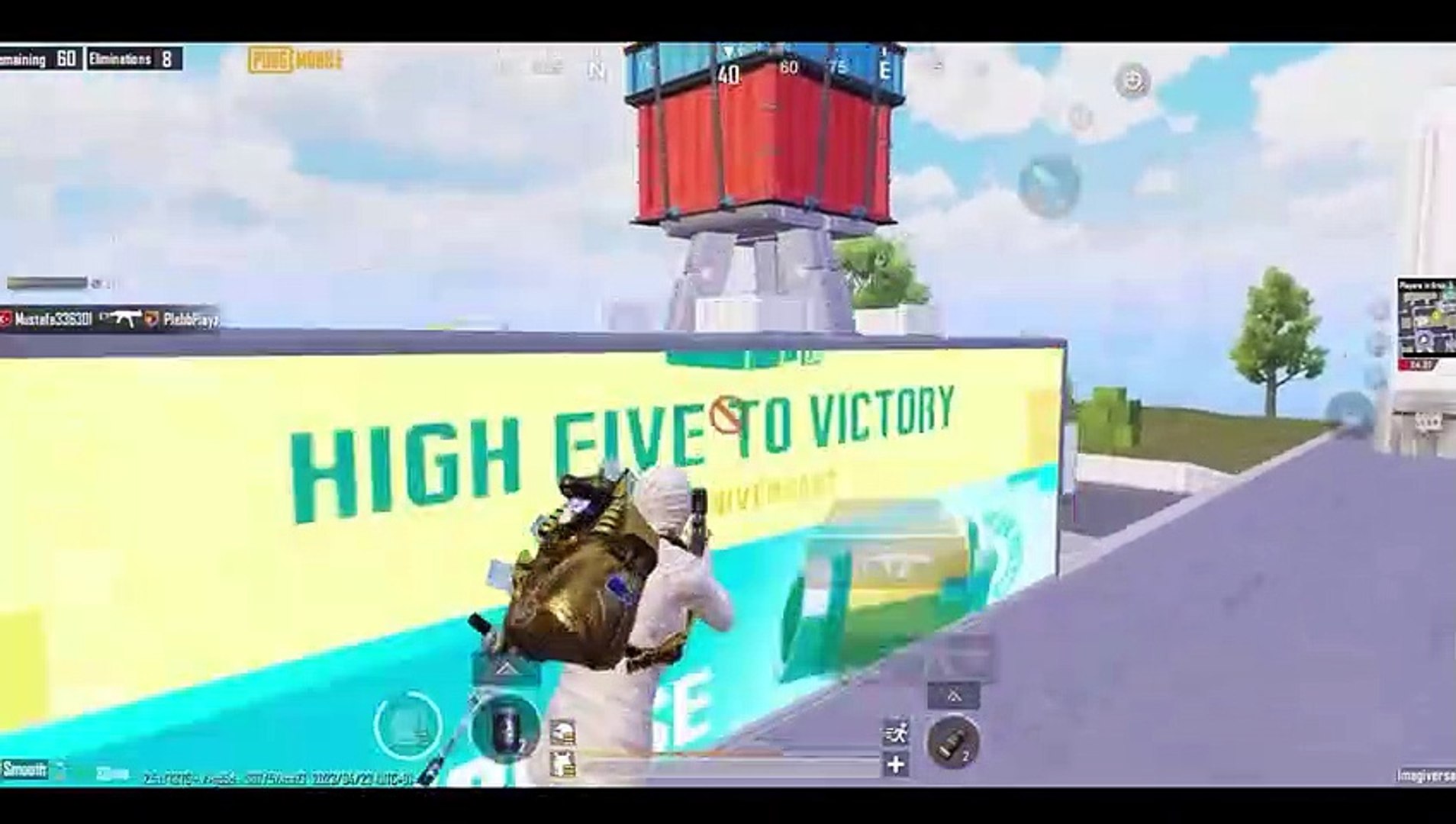 ⁣Wow!! I RUSHED PRO PLAYERS in the AIRPubg Mobile