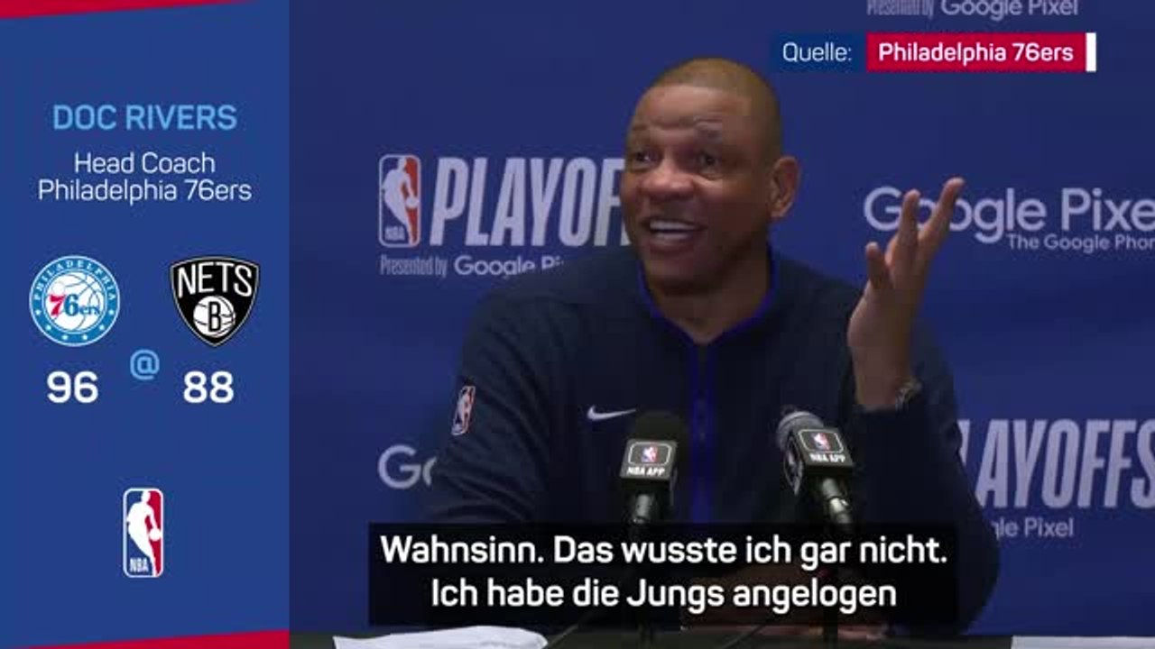 Rivers: "Ich dachte, es wäre mein erster Sweep"