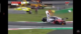 GT World Challenge 2023 3H Monza Race Leutwiler Huge Crash