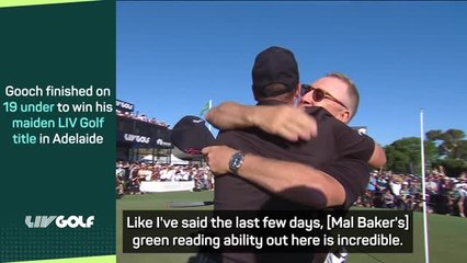 Gooch honours caddie after maiden LIV Golf title