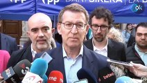 Feijóo acude a Sant Jordi y pronostica «una remontada del constitucionalismo» en Cataluña