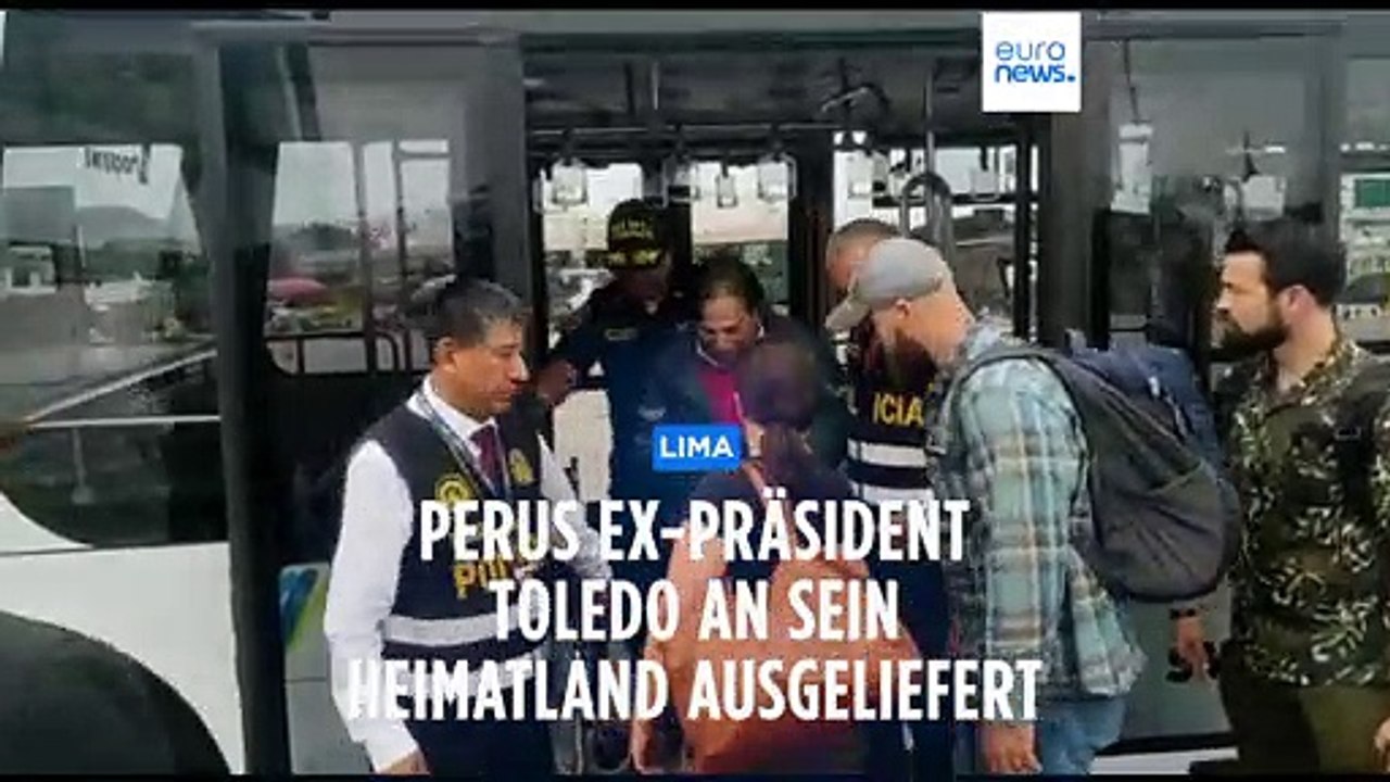 Korruptionswürfe: USA liefern Perus Ex-Präsident an sein Heimatland aus