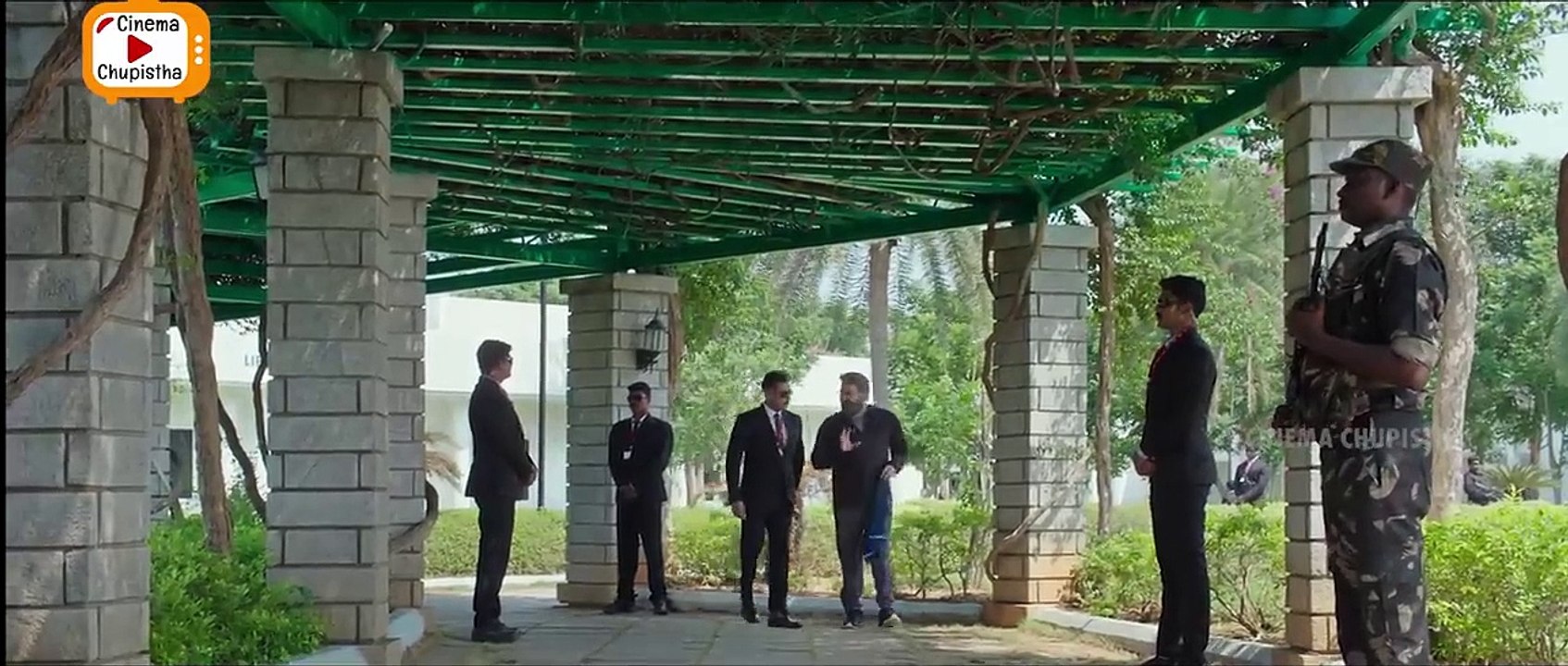 Mohanlal Serious Warning To Pakistan Minister Scene _ Telugu Movies _ Cinema Chupistha(720P_HD)