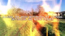Illegal Off-Road Motorcyclist Causing Antisocial Issues in Heol Senni, Bettws, Newport