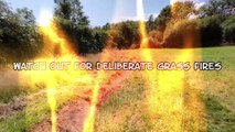 Watch out for Deliberate Grass Fires in Heol Senni, Bettws, Newport