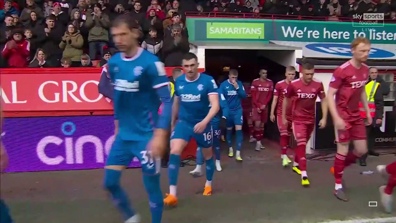 Aberdeen Vs Rangers 1 half