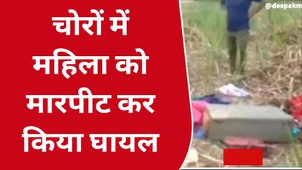 गोण्डा: चोरी की घटना को अपराधियों ने दिया अंजाम