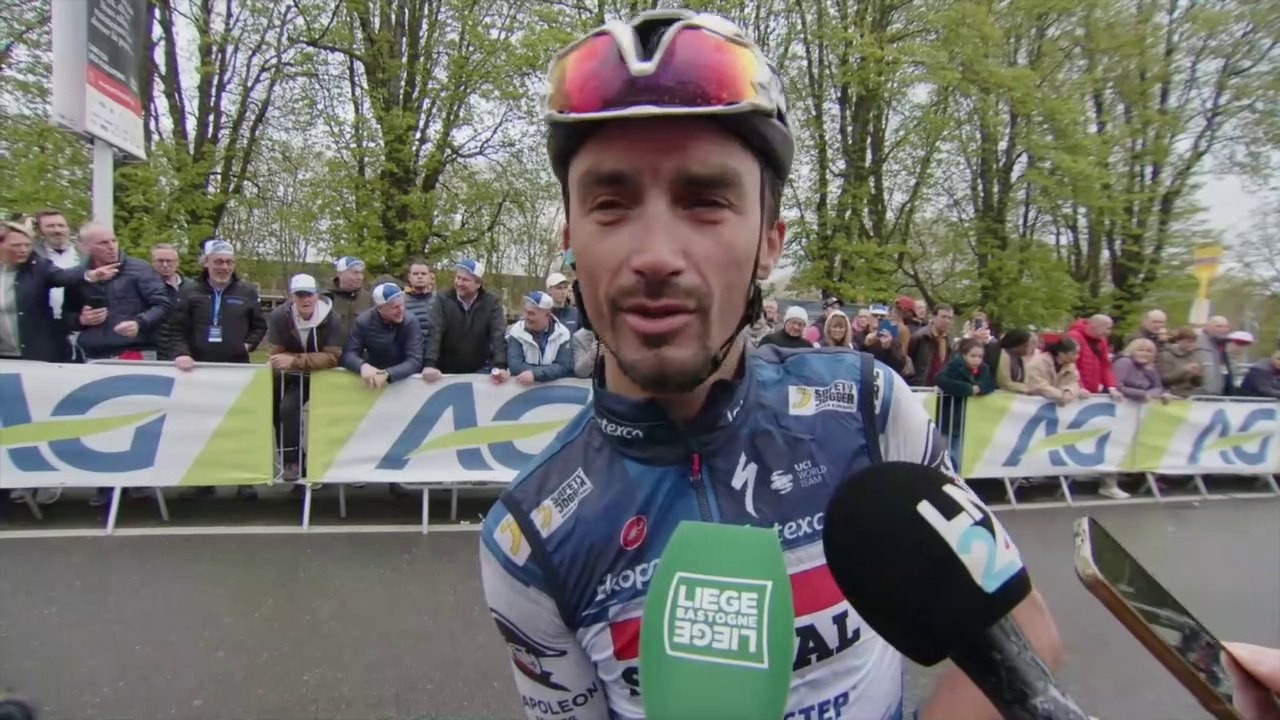 Liège-Bastogne-Liège 2023 - Julian Alaphilippe : "C'était difficile de faire mieux, je pense... Remco Evenepoel se loupe rarement et un peu déçu pour Tadej Pogacar !"