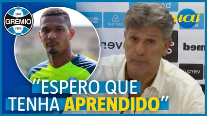 Renato Gaúcho dá recado e pune goleiro no Grêmio