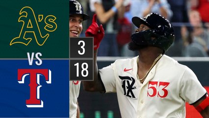 Resumen Atléticos de Oakland vs Rangers de Texas | MLB 22-04-2023