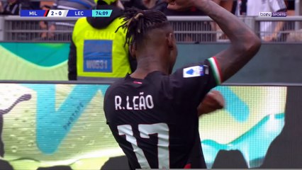Rafael Leao fait parler sa technique et s'offre un doublé !