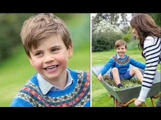 Le rayonnant prince Louis a l'air grandi sur d'adorables photos prises pour le 5e anniversaire de la