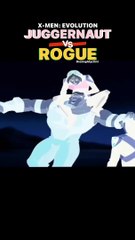 Marvel vs DC: Juggernaut vs Rogue Battle ⚡