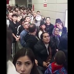 İstanbul'da Toplu taşımada izdiham