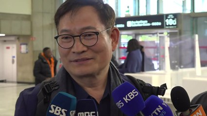 귀국길 오른 송영길 "송구한 마음...사태 해결 노력” / YTN