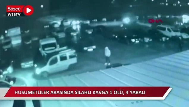 Alkollü eğlence mekanında husumetliler arasında silahlı kavga: 1 ölü, 4 yaralı