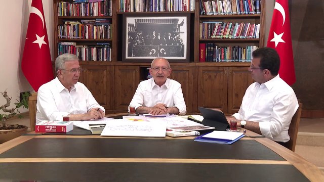 Kılıçdaroğlu, Mansur Yavaş ve Ekrem İmamoğlu ile aynı masada! Yeni video: Yiğitlerim
