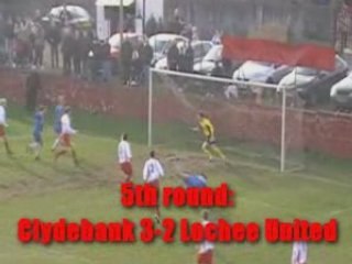 Clydebank FC -  Scottish Junior Cup run 2007-2008