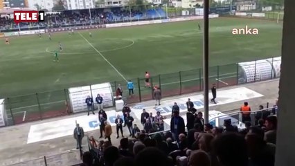 AKP'nin milletvekili adayına taraftar protestosu! Polis eşliğinde tribünden ayrıldı