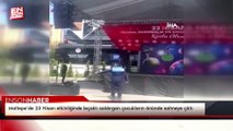 Maltepe’de 23 Nisan etkinliğinde bıçaklı saldırgan çocukların önünde sahneye çıktı