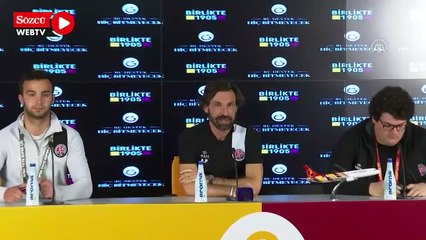 Pirlo maç sonunda konuştu