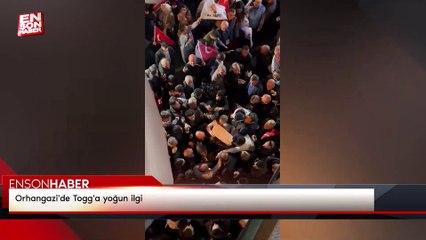 Orhangazi'de Togg'a yoğun ilgi