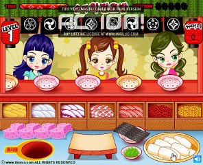 Sue Sushi Restaurant gameplay