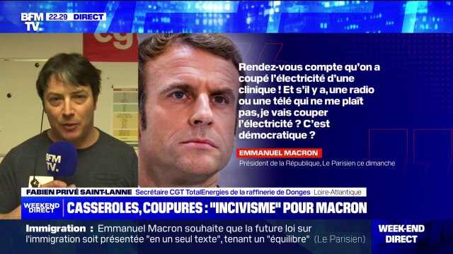 Fabien Privé Saint-Lanne, secrétaire CGT TotalEnergies de la raffinerie de Donges: Il y a une criminalisation aujourd'hui de l'opposition