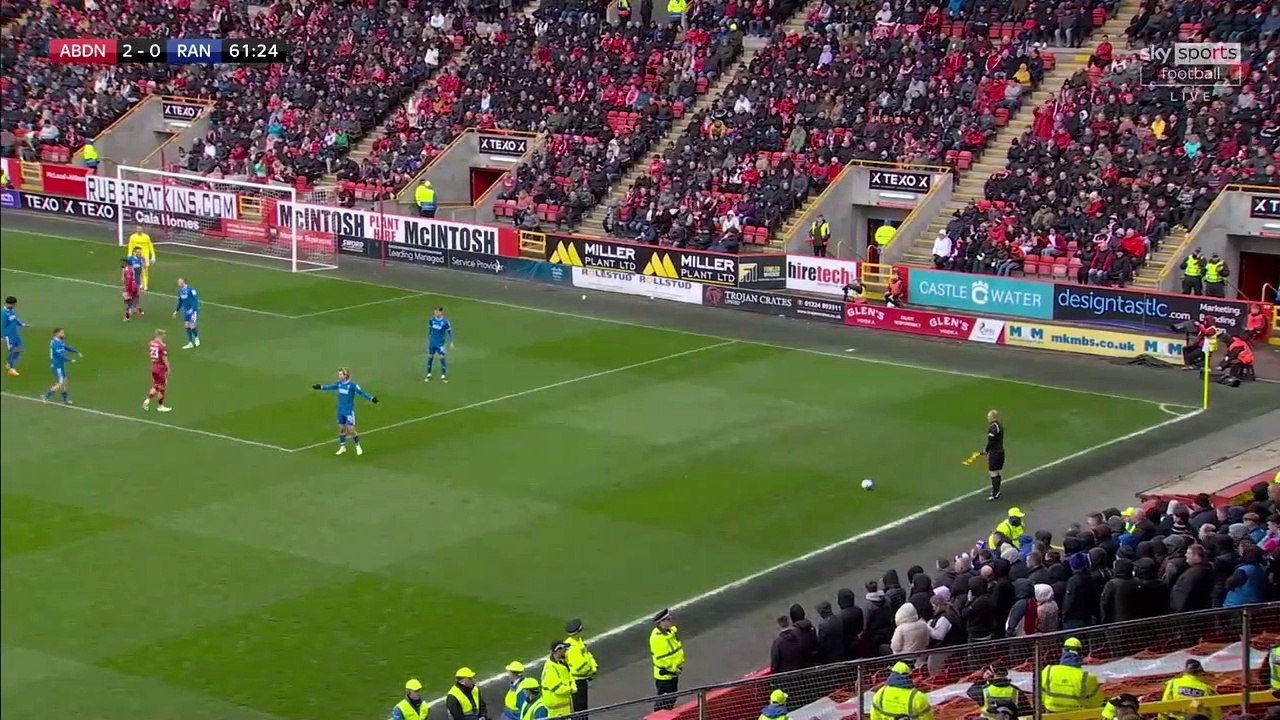 Aberdeen Vs Rangers 2 half