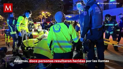 Pizza ocasionó un incendio en Madrid, España: "llevaba el plato en llamas en una mano"