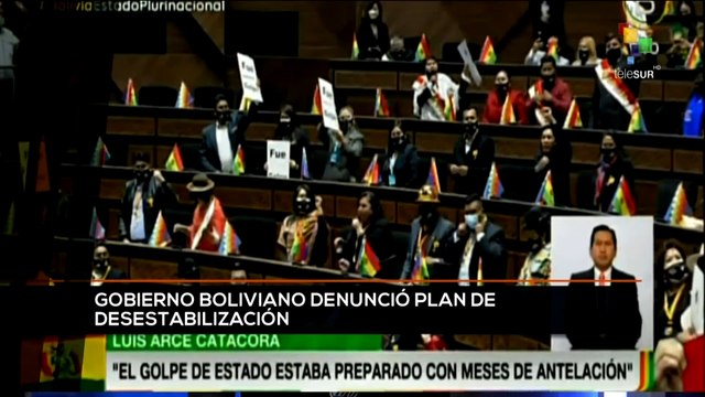 teleSUR Noticias 15:30 23-04: Gobierno boliviano denunció plan desestabilizador