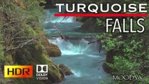 Dolby Vision 4K HDR TV Version - Turquoise Falls Nature Scene - Daily Nature Ambience