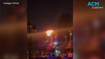 Disney on fire as Tom Sawyer Island dragon goes up in flames