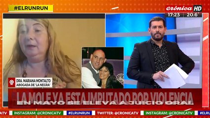 Juicio a "La Mole Moli": habló la abogada de "La Negra"