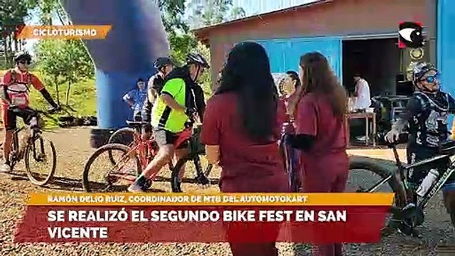 Se realizó el segundo Bike Fest en San Vicente
