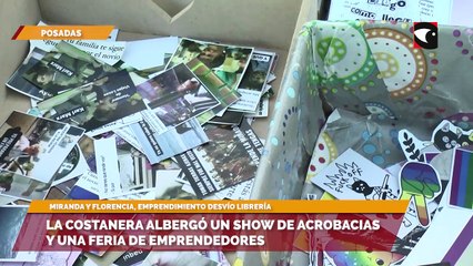La costanera albergó un show de acrobacias y una feria de emprendedores