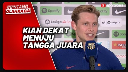 Barcelona Bekuk Atletico Madrid, Frenkie de Jong : Kami Senang Bisa Menang Lawan Tim Kuat