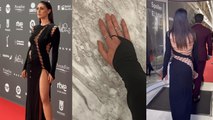 Cecilia Rodriguez senza intimo sul red carpet