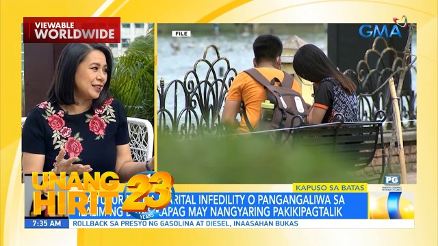 Kapuso sa Batas- Isyu ng pangangaliwa ng mga asawa, ating pag-usapan | Unang Hirit