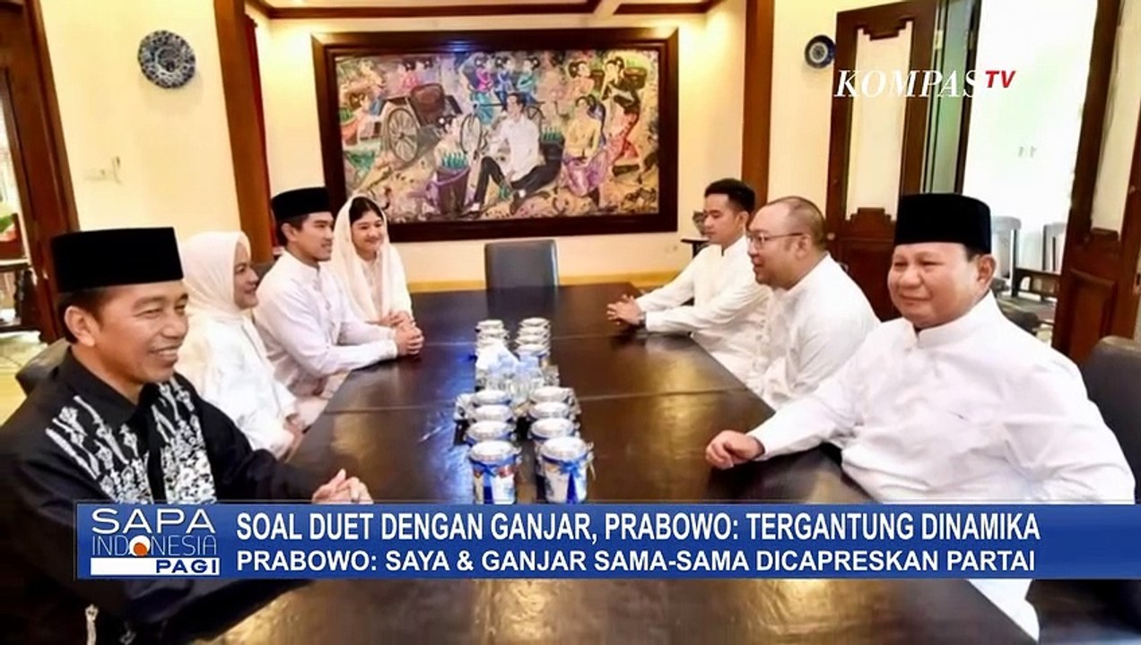 Begini Jawaban Prabowo saat Ditanya Jadi Cawapres Ganjar di Pilpres 2024