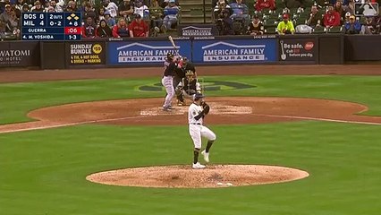 Medias Rojas explota con 9 carreras en la 8va contra Milwaukee