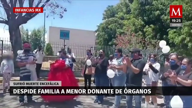 Con vestido de XV años, IMSS despide a joven donante de órganos; Aguascalientes