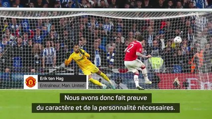 Demies - Ten Hag : "Nous avons fait preuve du caractère et de la personnalité nécessaires"