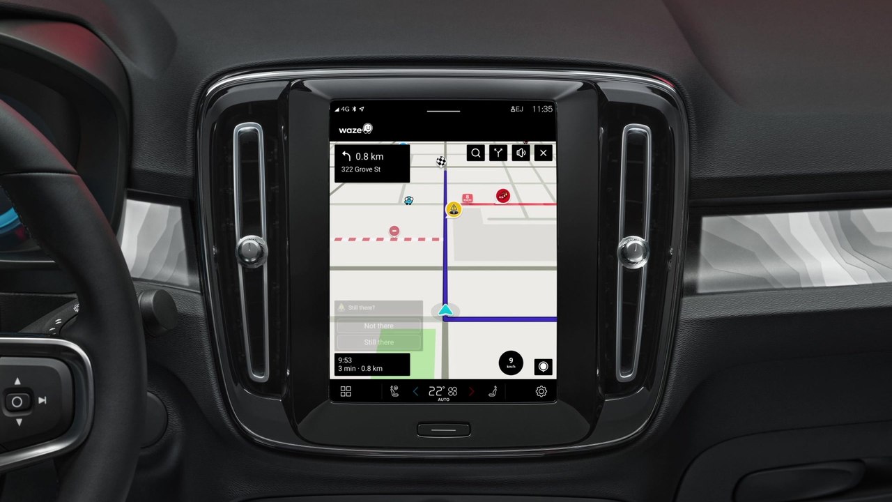 Navigations-App Waze jetzt in Volvo Modellen verfügbar